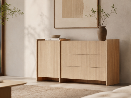 Komoda Seoul w stylu Japandi